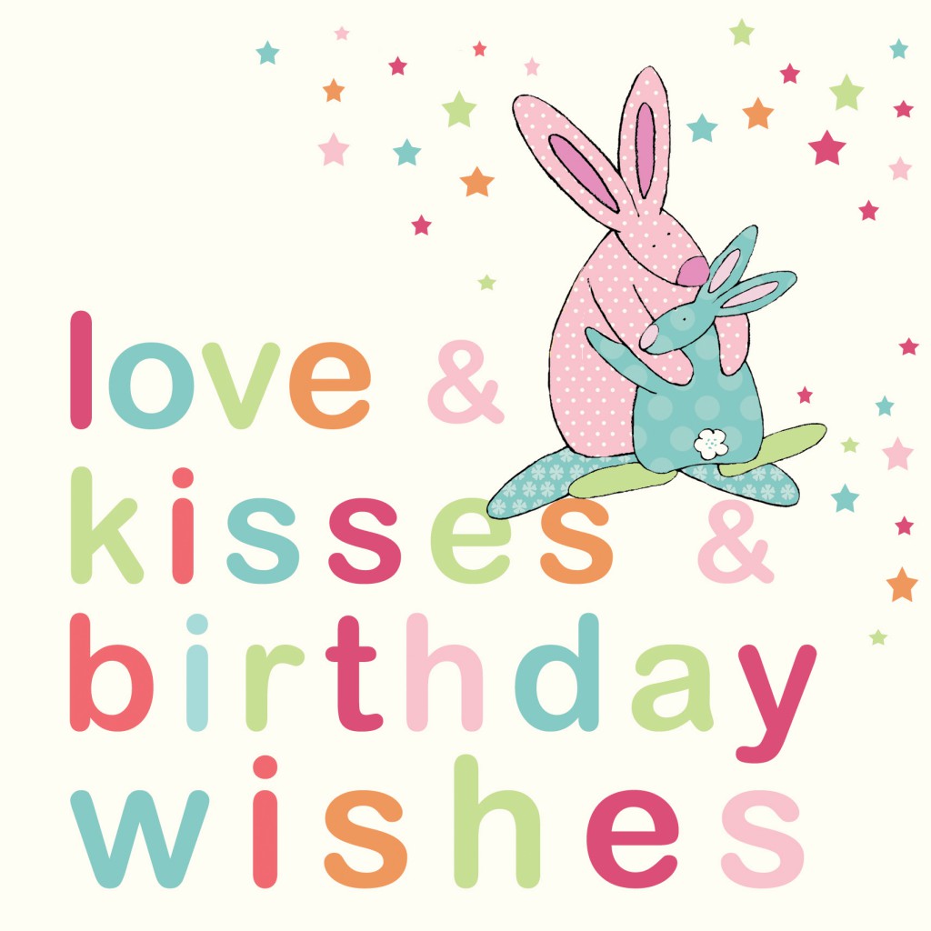Child Birthday Greeting Card by Rufus Rabbit. Designed in generic ...