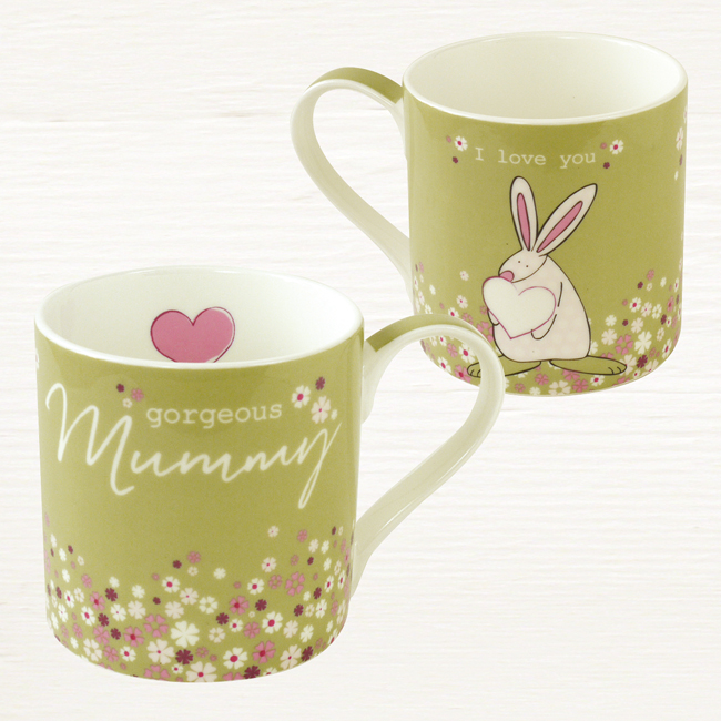 Fine Bone China Gift Mug Mummy Rufus Rabbit